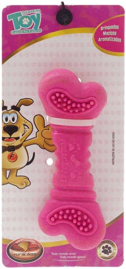 Furacão Pet Osso Furacaobone Borracha N1 – P para Cães, cores sortidas