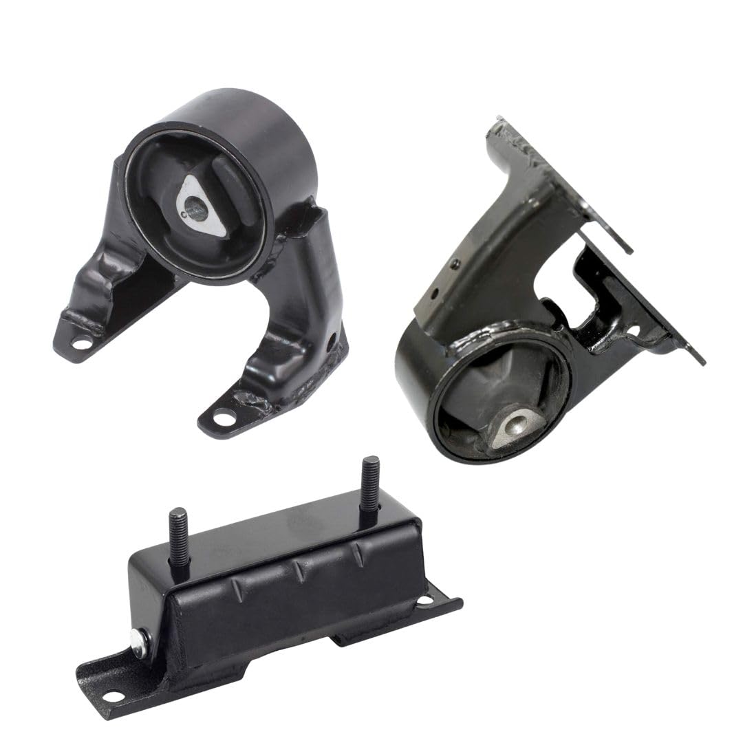 Motor & Trans Mount 3PCS Set Fits 2006 Hummer H3 3.5L/ 07-10 Hummer H3 3.7L Replacement for 4016 4015 2638 A2638