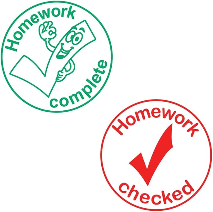 Homework Complete & Homework Checked. 2 x Self-Inking, Teacher Stamps ...