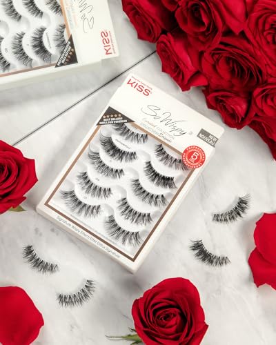 Kiss KCUR01 So Wispy Curated Collection Of Bestselling False Eyelash Styles Multipack thumb #6