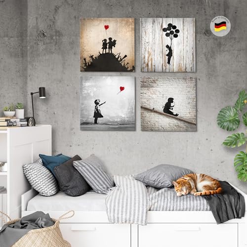 Tableaux Banksy Collage Novart N039243a décoration moderne prête à poser