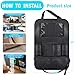Zecirl Car Backseat Organizer ，2 Pack car organizer back seat with 10