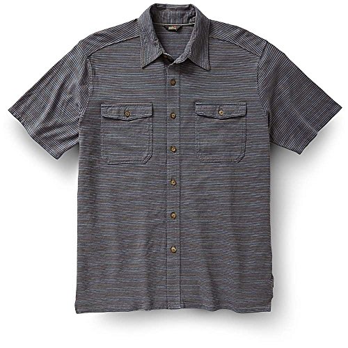Royal Robbins Men's Breeze Thru Stripe Button Front Top