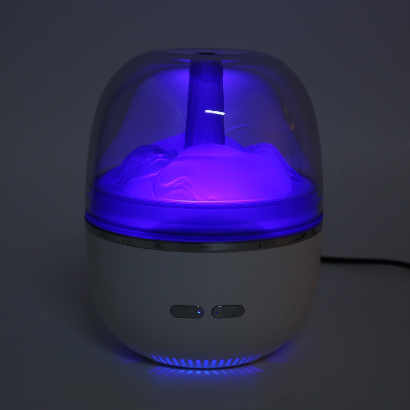 Humidificador de aromaterapia ultrasónico 260ML humidificador de de Niebla de Ajuste de un botón con luz Colorida para Yoga sueño