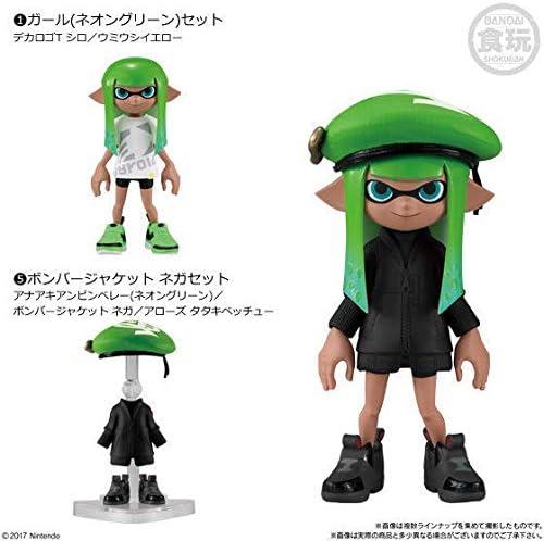 Bandai Splatoon 2 Dress Up Doll Figure Part 3 Set Of 8 Amazon Fr Jeux Et Jouets