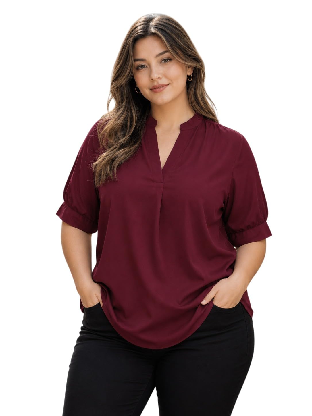 style quotient Plus Women Polyester Solid Whitetop-picture-10