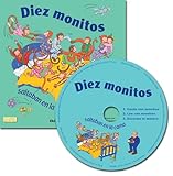 Diez Monitos Saltaban en la cama w/CD (Classic Books with Holes 8x8 with CD) (Spanish Edition)