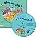 Diez Monitos Saltaban en la cama w/CD (Classic Books with Holes 8x8 with CD) (Spanish Edition)