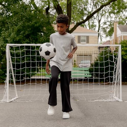 Mightly Girls' Cozy Wide Leg Pants | Organic Cotton Soft Fleece Sweatpants, Comfy Stretch Waistband, Fair Trade Certified4