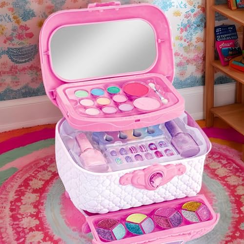 Kit cosmétique mignon pour tout-petits avec fards de princesse - 3