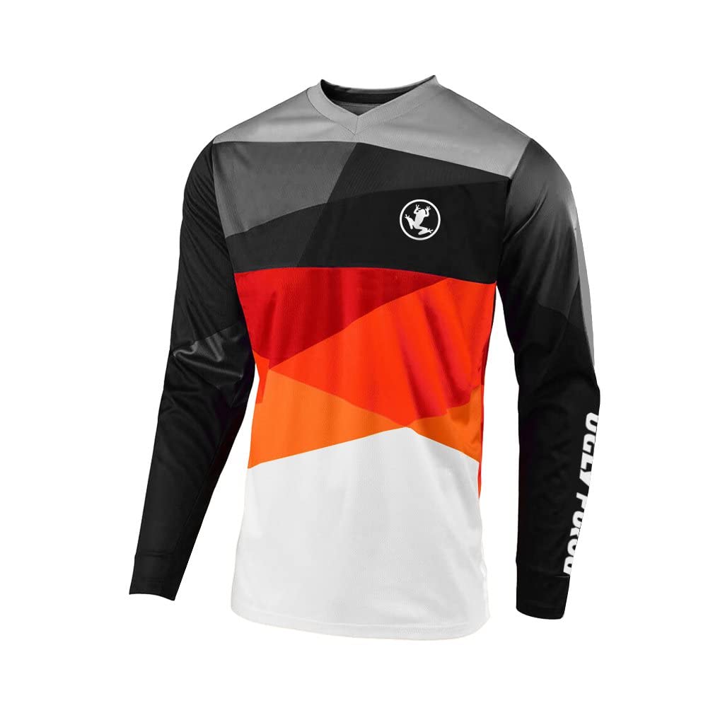 UGLY FROG Downhill Jersey Mens Bike Wear Rage Cycling/Motocross Clothes Mountain Bike Shirt MTB BMX — view 42