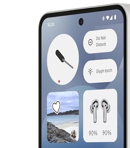 Nothing Phone (3a) 5G (8GB RAM + 128GB Storage) (White) : Amazon