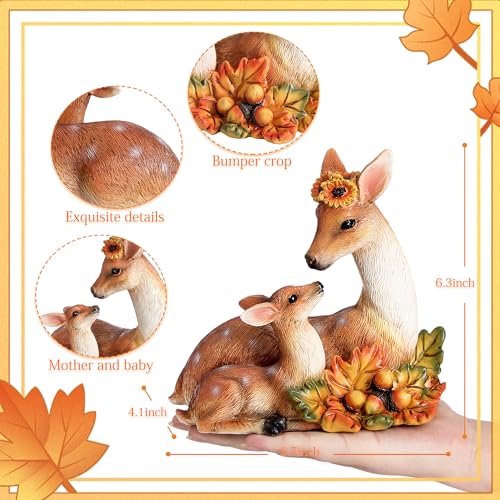 Garden Deer Decor Fall Animal Statue Outdoor Thanksgiving Autumn Decoration - image 3