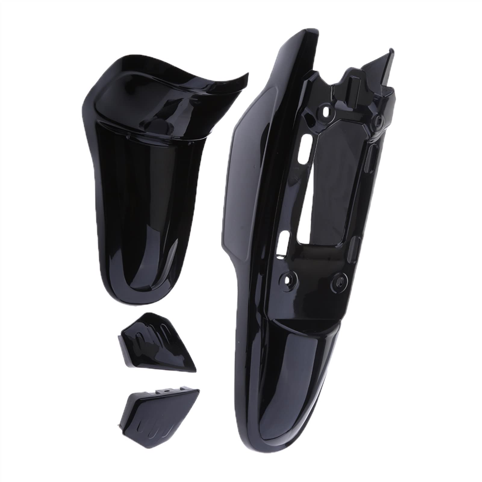 Pièce de moto Couverture D'aile En Plastique De Moto Kit Ensemble Pour Y-AMAHA PW50 PY50 PEEWEE 50(Nero)