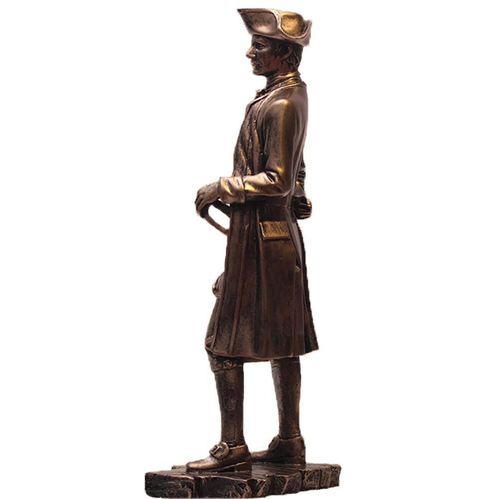 Religijne prezenty dekoracja domu rzeźba ozdoby na biurko, retro żywica kolekcjonerska figurka, vintage rzeźba rycerz, francuski lider Napoleon Bonaparte statuetka A 30 * 14 * 10 cm