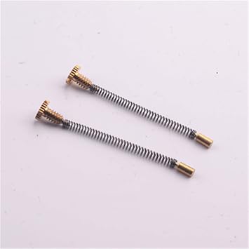 BODYA 2Pcs Lighter Flints Screw Spring with Base Plate for Lighters Replacement Repair Kit Accessories