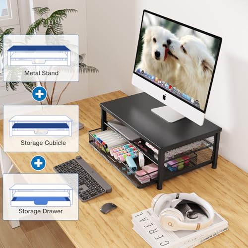 image for OPNICE Computer Monitor Stand Riser, Desk Organizers and Accessories w