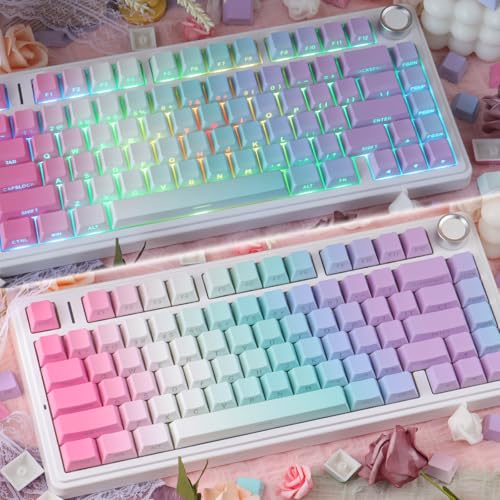 Y2K Aesthetic 133 Key PBT Keycap Set, Cherry Profile, Side-Legend Shine Through, Dye-Sublimation for 60%, 65%, 75%, 100% Cherry MX Mechanical Keyboard - Thumbnail 5
