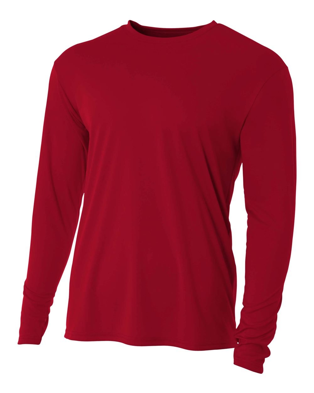 A4Men's Cooling Performance Crew Long Sleeve Tee