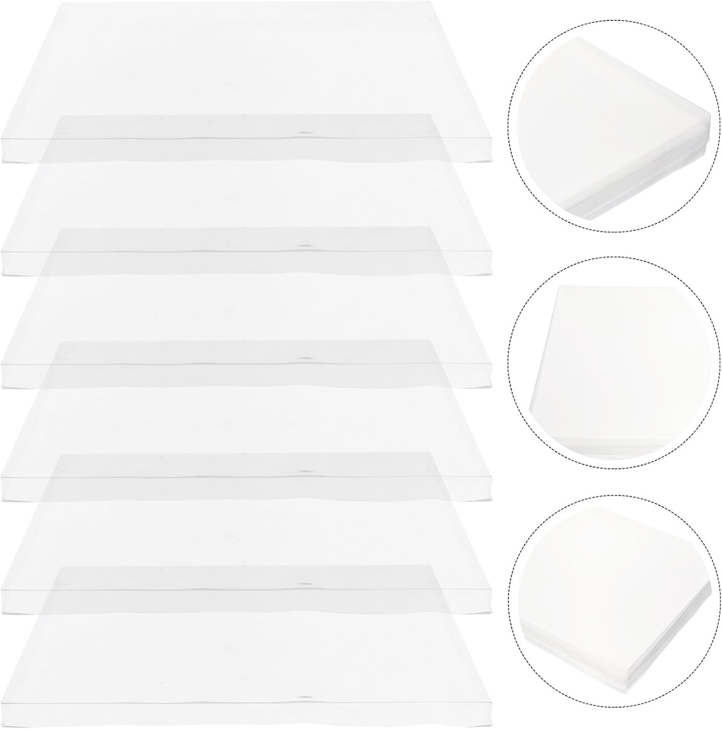 6pcs Jewelry Organizer Cover Clear Cover for Jewelry Tray Cover for Jewelry Organizer Tray Clear Jewelry Tray Cover Jewelry Tray Cover - Plastic Storage Box/337