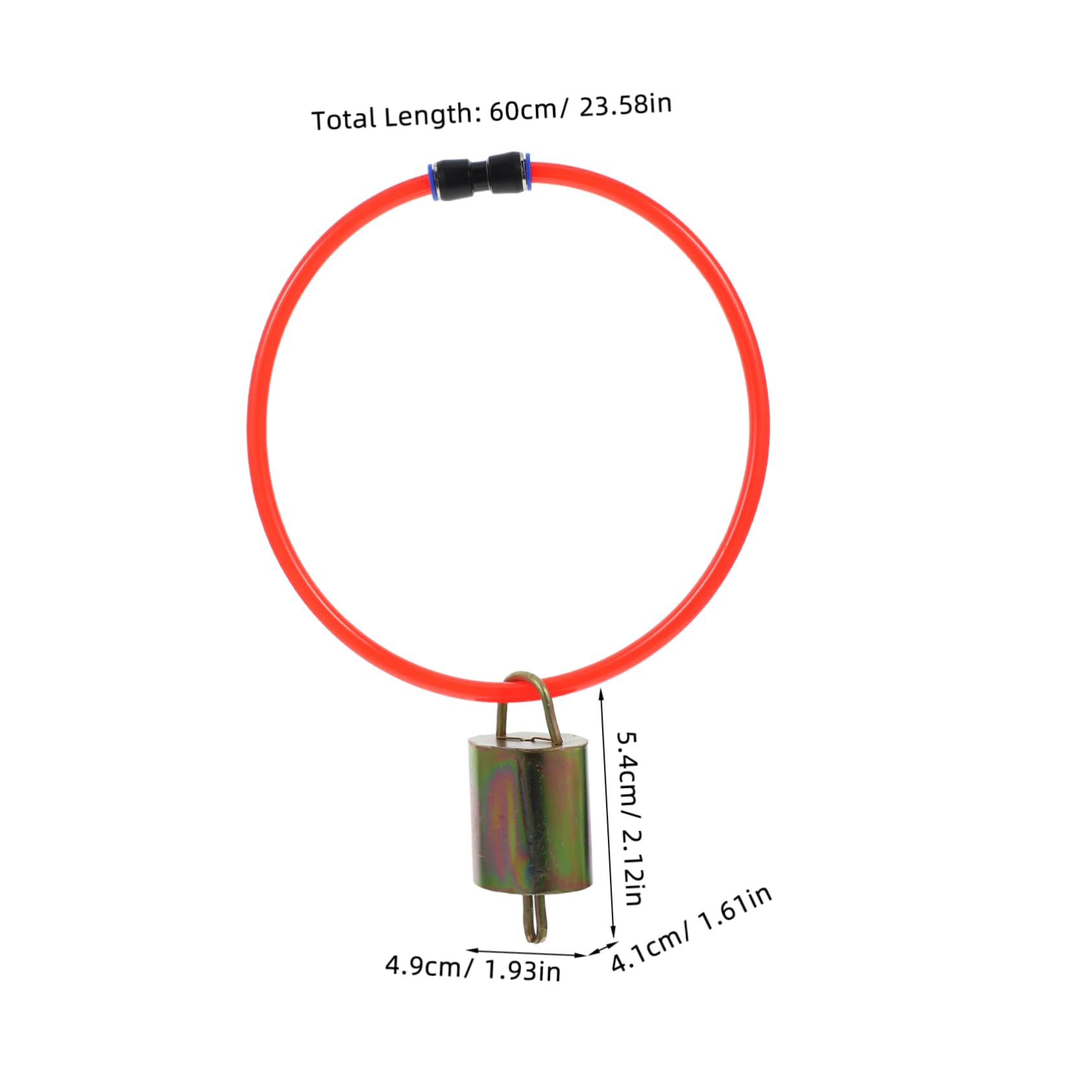 VOSAREA 1 Set Adjustable Goat Nylon Collar with Bell Soft and Comfortable Sheep Collar for Farm Animals Lost Design Suitable for Sheep Up to Includes Durable Copper Bronze Bell