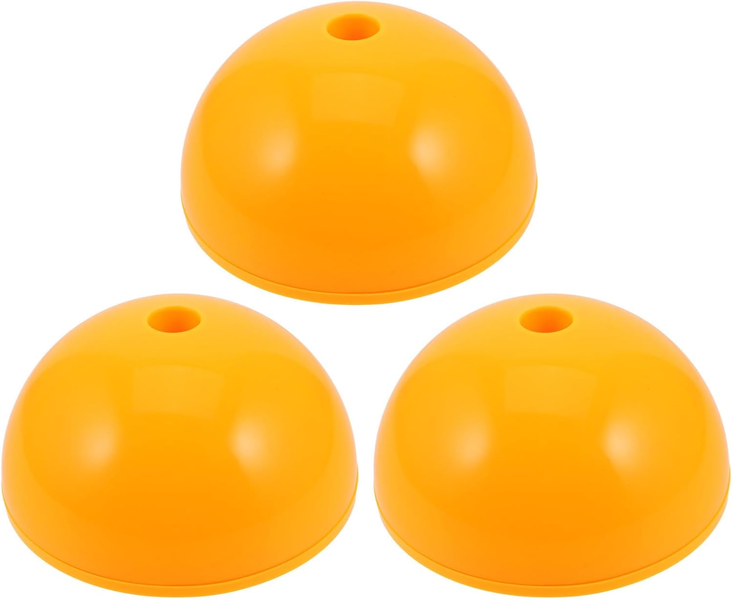 3pcs Soccer Agility Training Base Holder for Football and Basketball Poles, Sturdy Plastic Construction with Quick Setup and High Visibility, for Indoor Sports Training