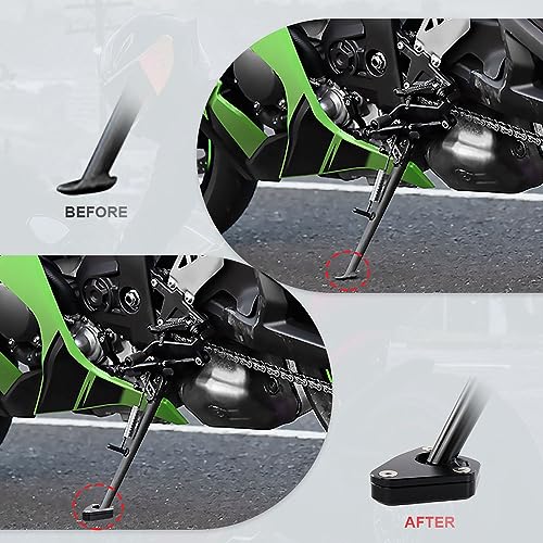 Élargisseur de béquille moto Ninja ZX10R accessoire plaque extension de chaussure de béquille