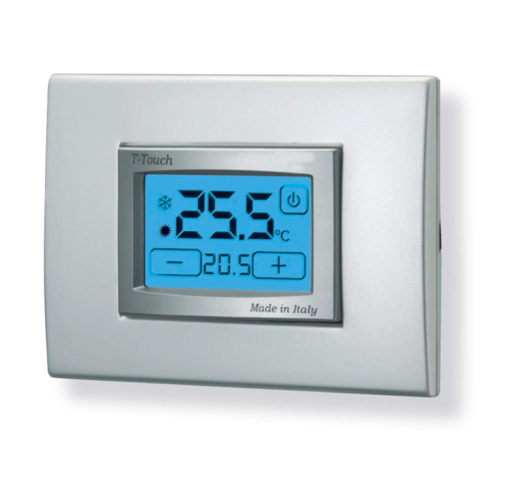 GECA 35312932 T-TOUCH 230V TERMOSTATO DIG.TOUCH SCREEN INCASSO ANTRACITE