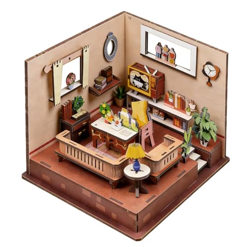 Jeu de construction développant la motricité fine avec ce puzzle 3D maison