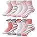 Produktbild Adorel Mädchen Socken Knöchelhoch Babysocken 10er-Pack Wassermelonerosa & Pink 18-21 (Herstellergröße S)