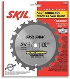 SKIL 73518 5-3/8-Inch 18 Tooth ATB Saw Blade with 10mm Arbor