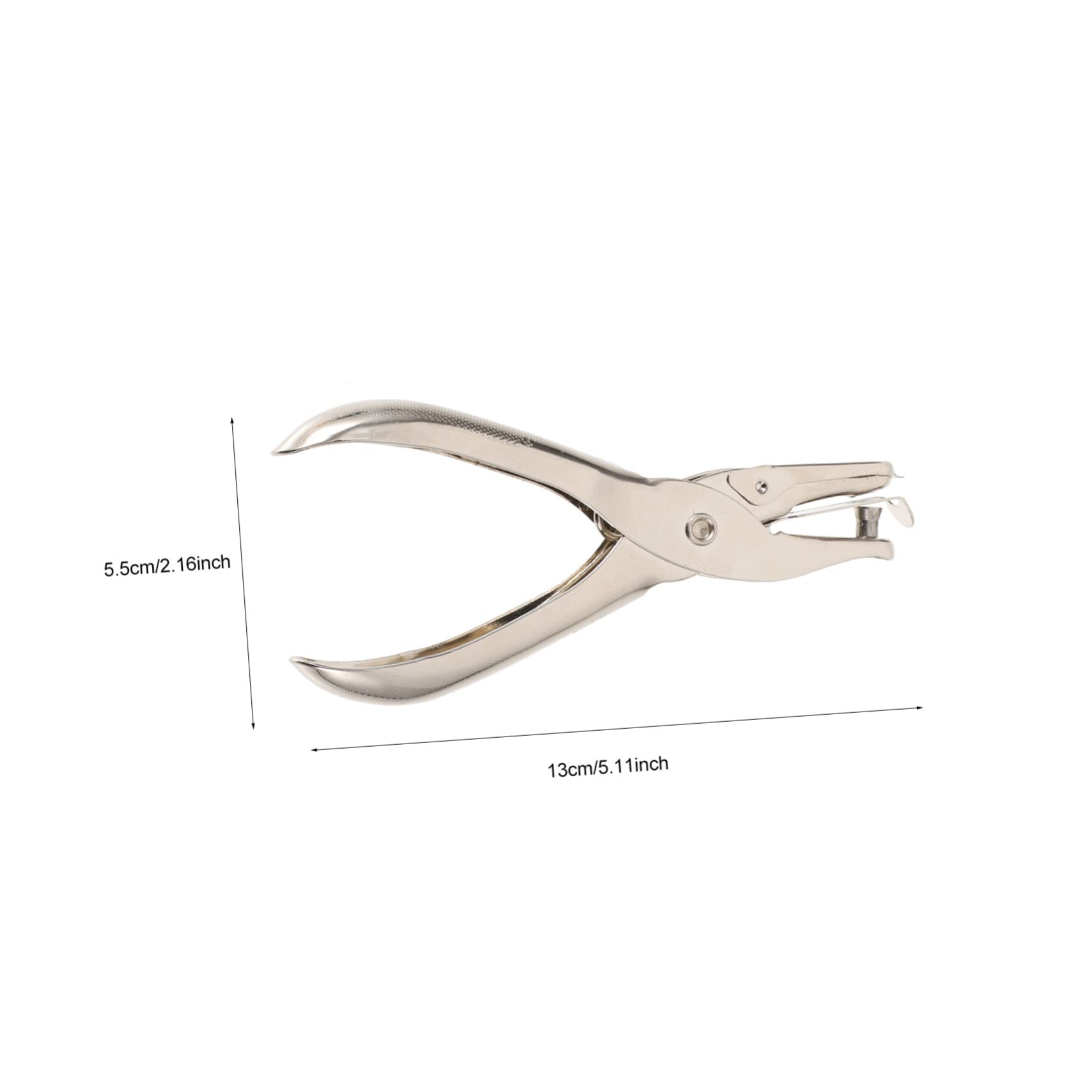 Gadpiparty 4 Packs of Colorful Two-Legged Nail Punch Craft Pastel Hole Puncher for Scrapbooking Card Making DIY Crafts