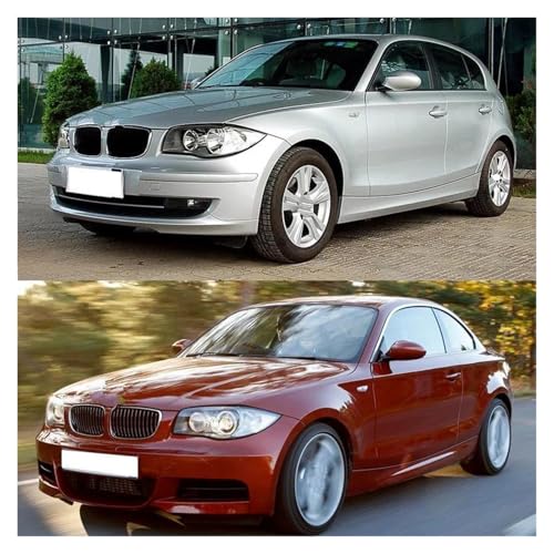 Phare pour BMW E87 E81 E82 E88 coque de lentille de remplacement paire 2003-2011 - 3