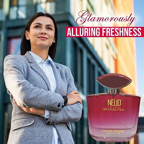 Image of NEUD Luxury Perfume for Women, Long Lasting EDP, Floral and Fruity Premium Fragrance for All Day Wear - 1 Pack (100ml)