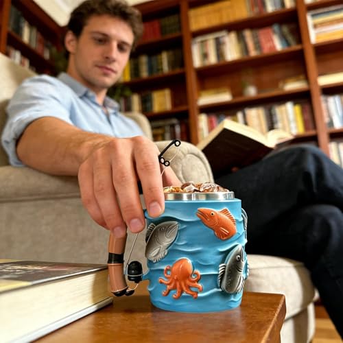 Taza de para hombre antideslizante con mango de caña cómodo 3