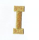 Alphabet Letter - I - Color Gold - 2