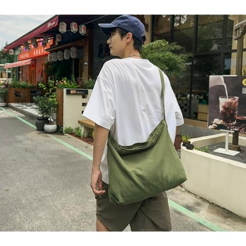 Versatile crossbody bag for men and women, versatile student canvas bag, suitable for shopping, class, shoulder bag4