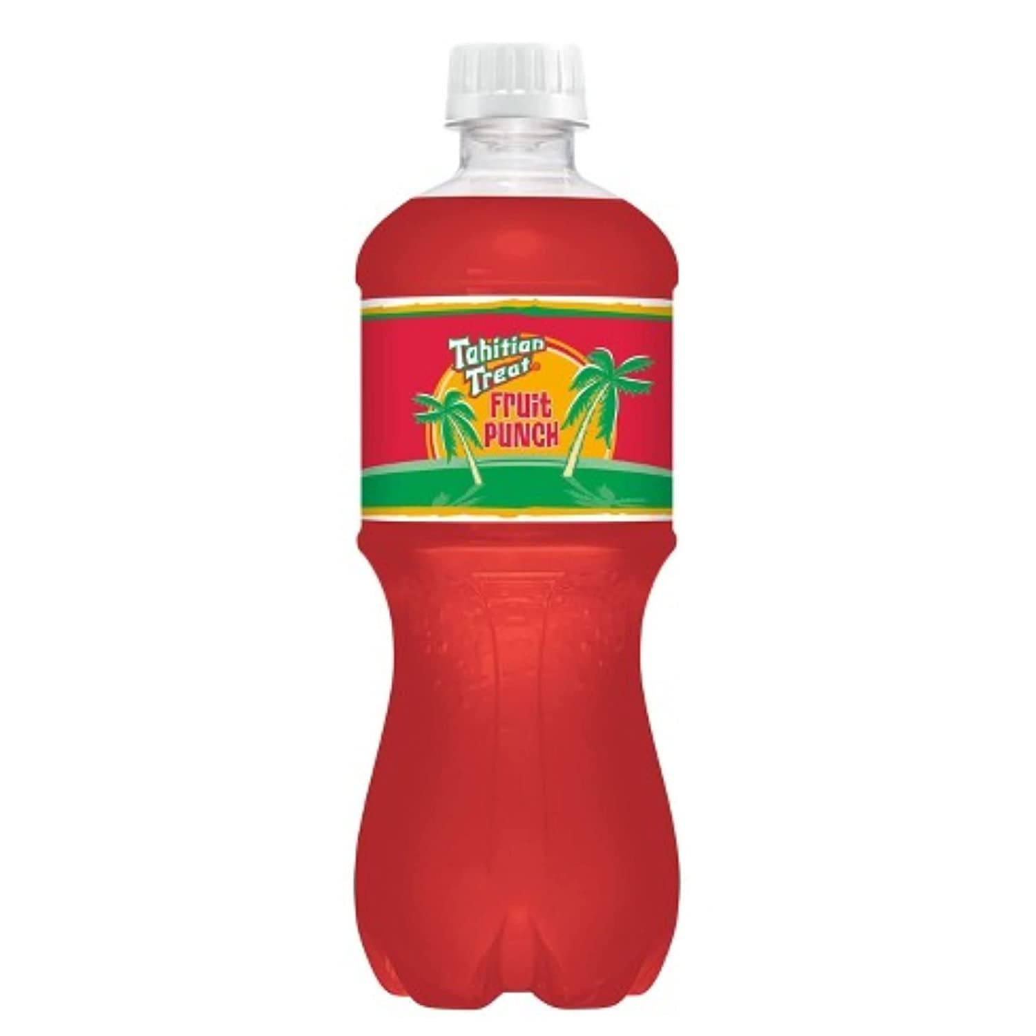 Tahitian Treat Fruit Punch Soda 20oz Bottles, 16 Units