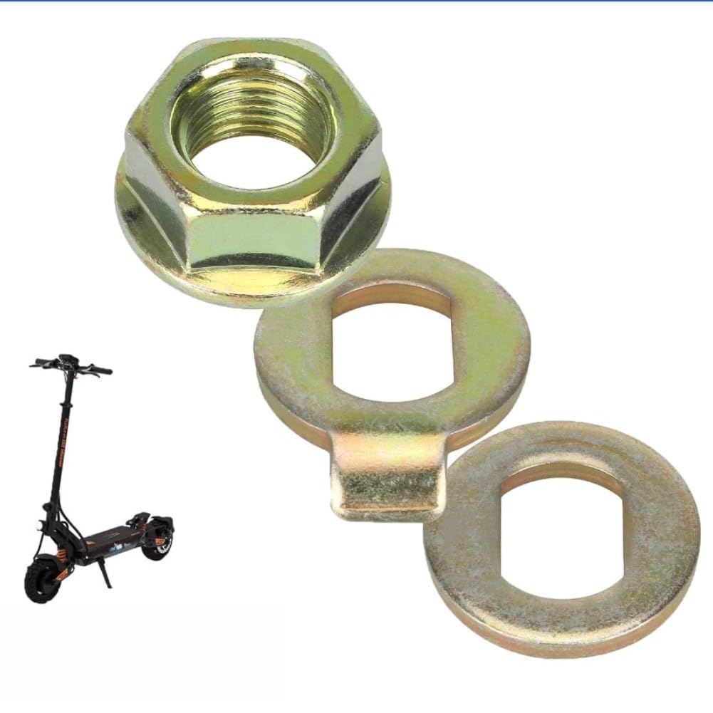 Lot de 2 vis moteur pour Kukirin pour G2 Max pour G3 Pro G4 Max, fixations anti-rotation en aluminium avec crochet pour un ajustement sûr et une installation facile