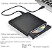 NATEFEMIN Portable External CD DVD Player, Laptop CD DVD Driver Ultra Slim CD ROM Rewriter Burner Reader for Laptop Desktop PC