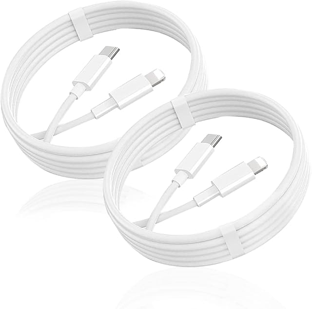 20W PD fast charging cable, USB C to Lighning Cable [2Pack 1M+1M] compatible [MFi certified] Mobile phone USB C cable fast charging cable, compatible with mobile phone 14/13/12/11/X/XS/8