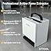 STTOOL Upgraded Solder Fume Extractor, High Suction Smoke Purifier, Efficient HEPA Filtration, Portable Soldering Smoke Absorber & Remover, Also Works as a DIY Work Fan for Soldering Stations