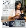 A&D Medical Precision Check BP Monitor, Home Use with Bluetooth UA-810BLE Wide-Range Cuff (8.6-16.5), 2 Users, Backlit LCD, Illuminated Buttons, iOS & Android Compatible, AC Adapter & Carrying Bag