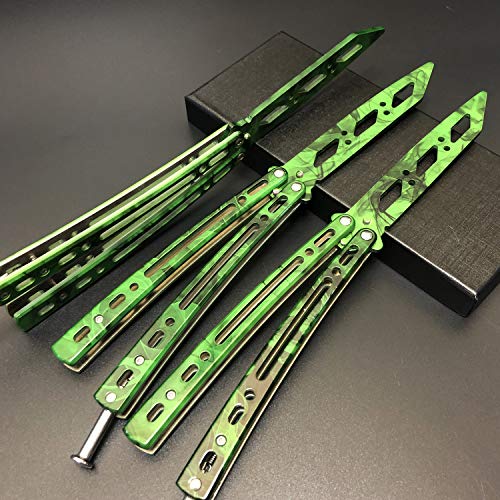 Practice Stainless Steel Training Tool 100% Safe Strong and Durable (Green)