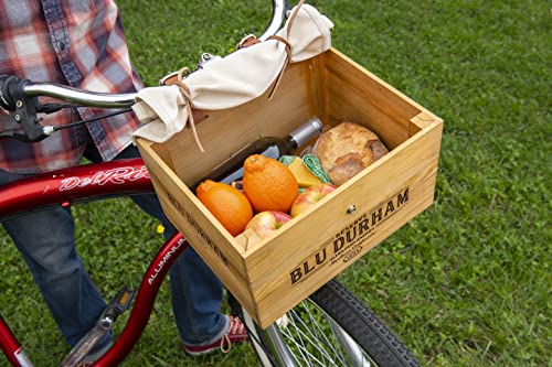 Blu Durham Wine Crate Front Bike Basket #TOP6