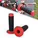 2pcs 7/8" Universal Motorcycle Hand Bar Grips Pillow Grip Anti-slip Rubber Racing Grip For Dirt Bike Motocross Honda CR80R/85R, CRF150R, CR125R/250R, CRF450R（Red）