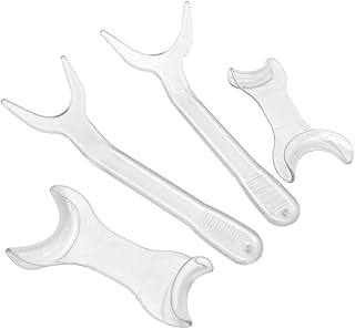 4pcs Lip Cheek Retractor Set Dental Mouth Opener Intraoral Orthodontic Cheek Teeth Mouth Opener Dentistry Equipment Dental Tool