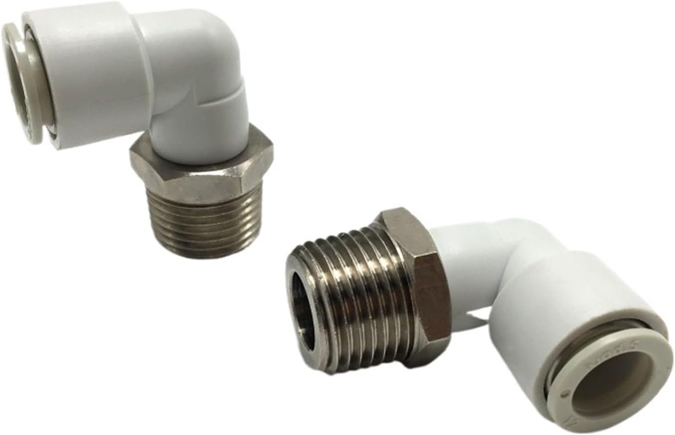 1pcs KGL06-01S KGH08-02S KGH06-02S KGT06-00 KGT08-00 KGL08-00 KCH06-M5 stainless steel Male thread L-type(KGL06-01S)