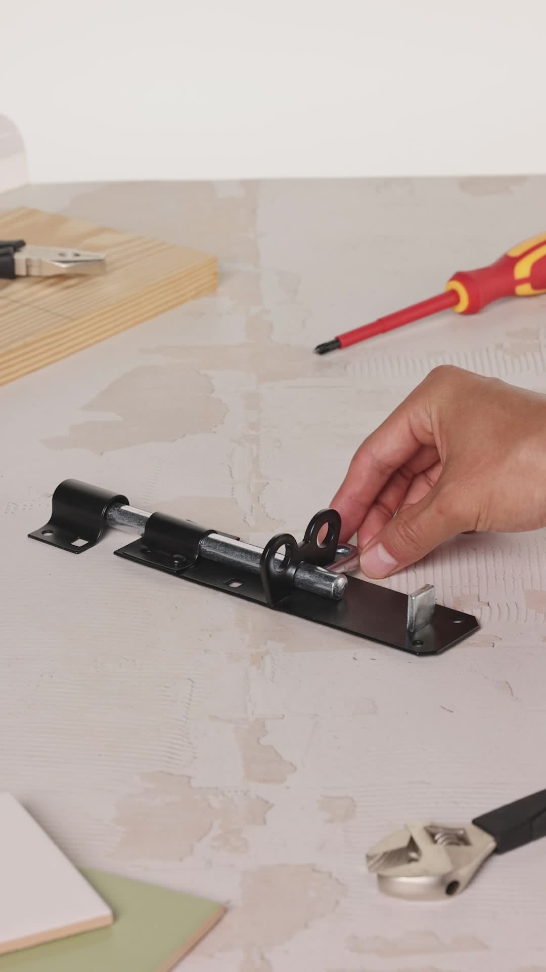 Chiavistello Rinforzato Merriway Tipo 2A - 150 Mm Nero Per Porte E Cancelli - Foto 12