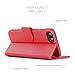 Snugg iPhone SE Wallet Case 2022 & 2020 / iPhone 8 Wallet Case/iPhone 7 Wallet Case – Leather Card Wallet with Stand Feature for iPhone SE Case Wallet Flip Case Cover in Red
